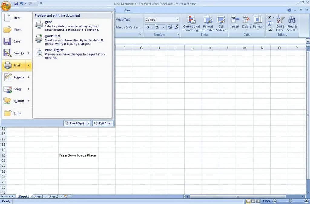 Microsoft Office 2007 — لقطة شاشة 2