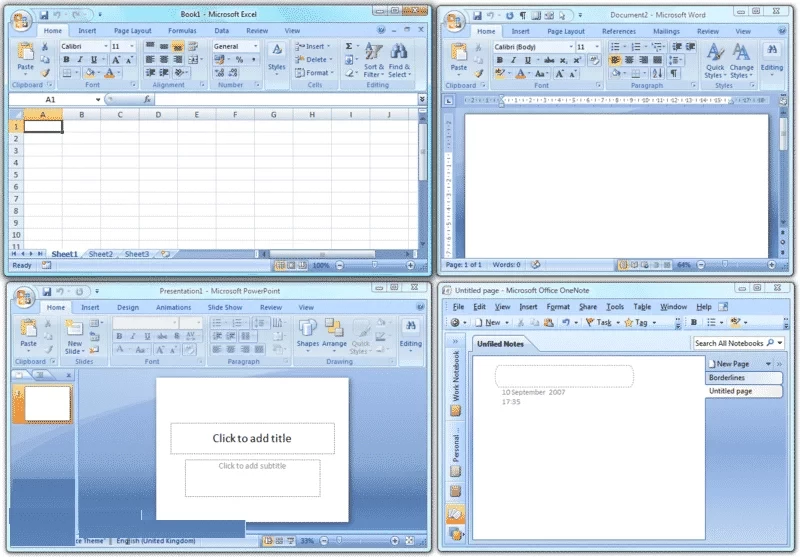Microsoft Office 2007 — لقطة شاشة 3